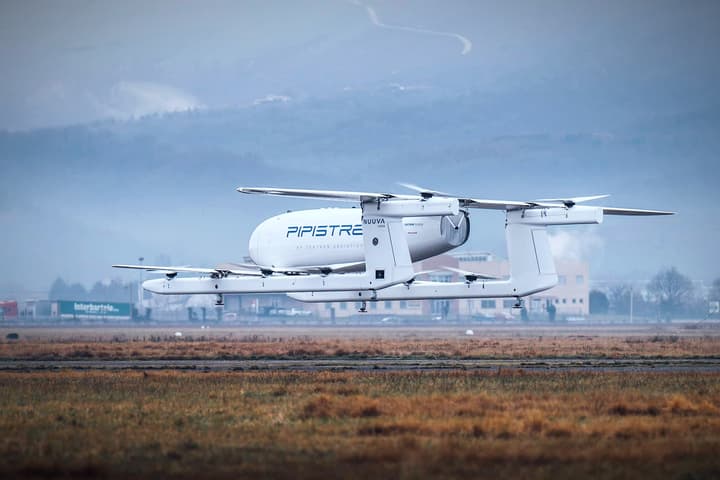 The Nuuva 3000 gets airborne for the first time