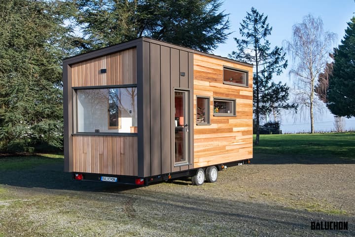 The Cardabelle is a compact tiny house with contemporary styling that's fit for full-time small living