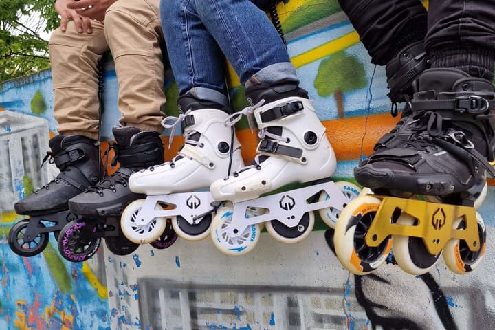 The AtmosGear electric rollerblades are presently on Kickstarter