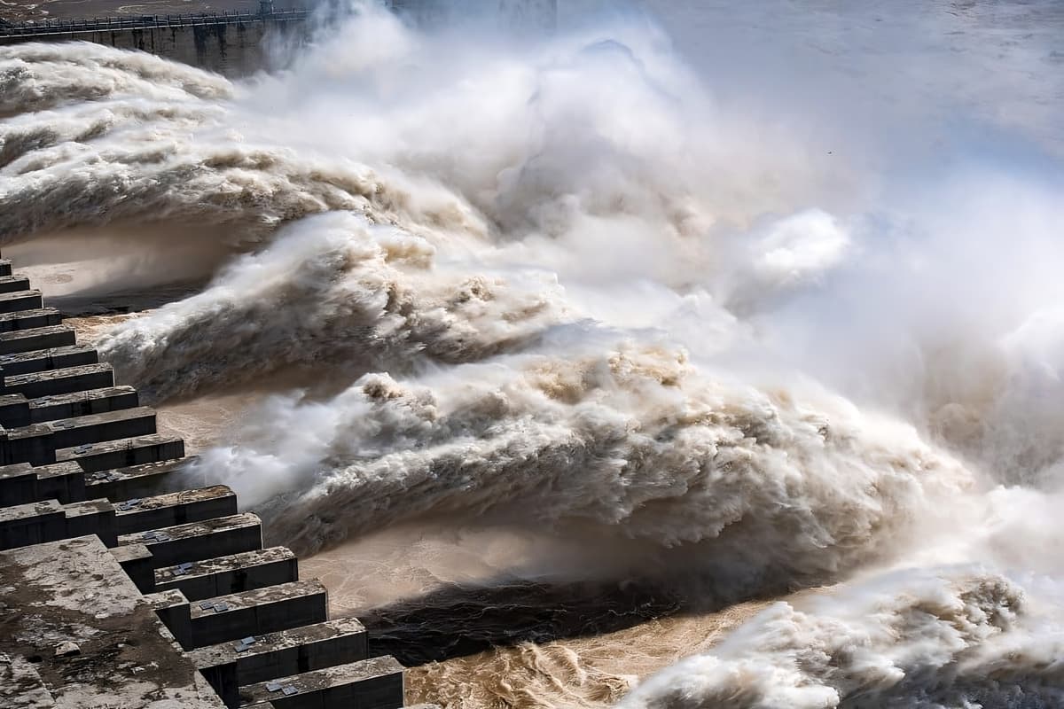 The proposed Yarlung Tsangpo Hydroelectric Project will produce three times as much electricity as the Three Gorges Dam, pictured here