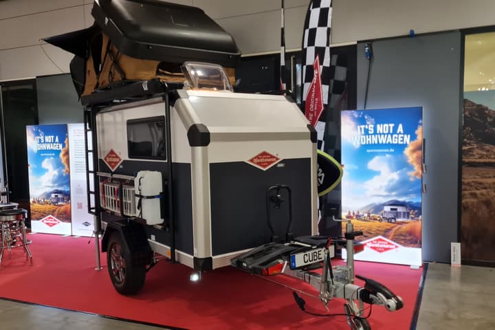 In addition to the new Cube 3, Sportcaravan showed the Cube 2 at the recent CMT Show