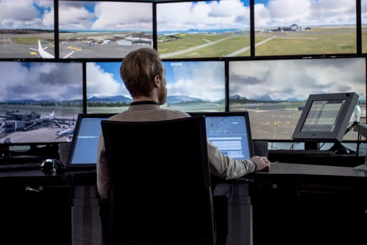 The Indra system allows one operator to control three airports