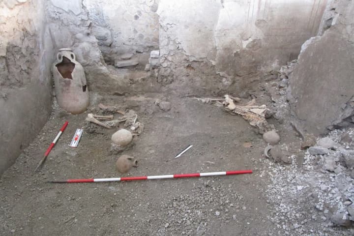 Two recently discovered skeletons in Pompeii tell a new tragic story