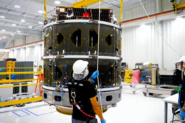 Development of the BlueBird satellites at AST's Midland, Texas facility