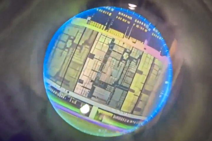 A stunning (but fake) viral video zooms in on the insane complexity of an iPhone processor chip