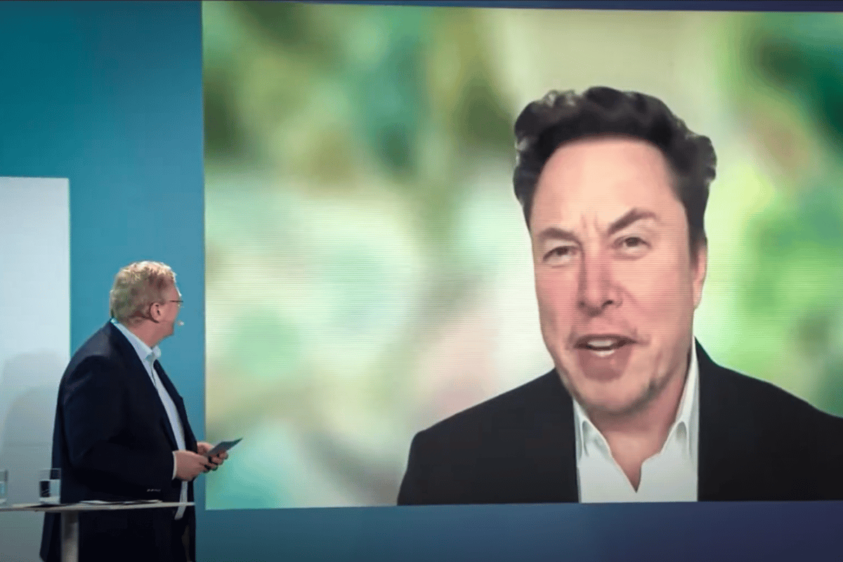 Elon Musk gave a closing Q&A (albeit a remote one) at the Bosch Connected World conference