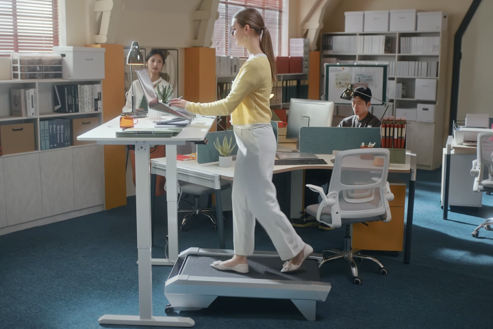 The CyberPad is designed to let you get your steps in at the desk