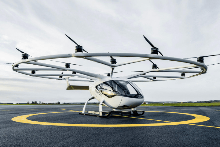 Volocopter developed a series of eVTOLs