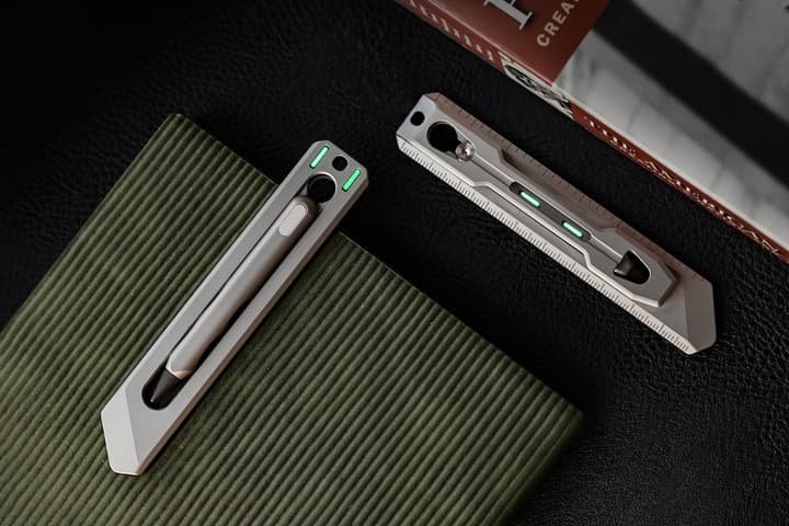 This titanium EDC tool ensures you never lose your place in whichever book you're reading, and packs a graphite pen in a multi-functional body too