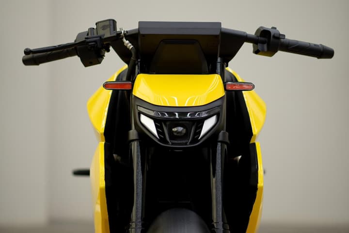 Ola’s CEO, Bhavish Aggarwal took X to share two pictures of what looks like its Bumblebee-inspired Arrowhead sports bike