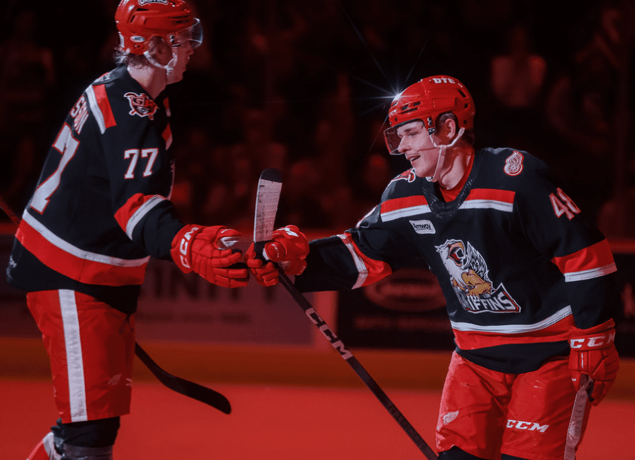 Edvinsson, Berggren, grand rapids Griffins